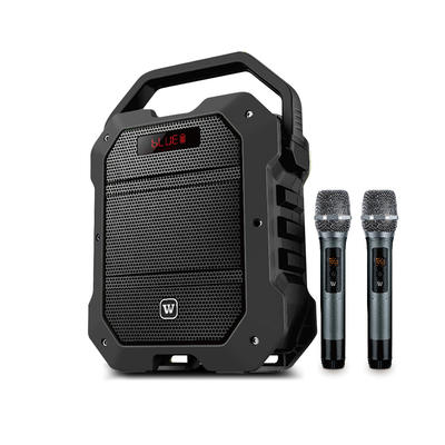 Winbridge K10 Multifunction 80 Watt UHF Wireless Karaoke Speaker with Dual Microphone